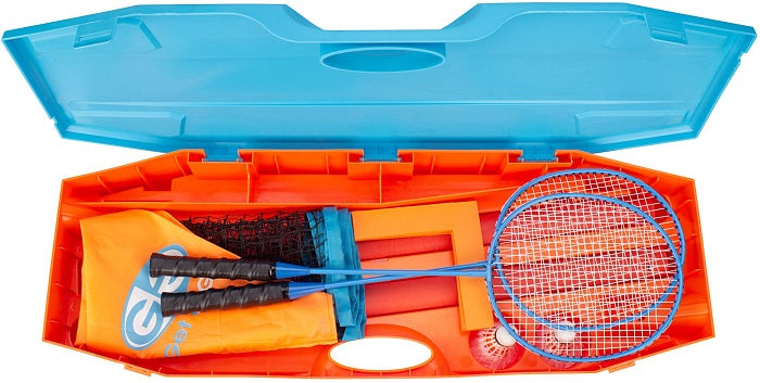 Get &amp; Go Set Badminton Instant 65KC blu arancio