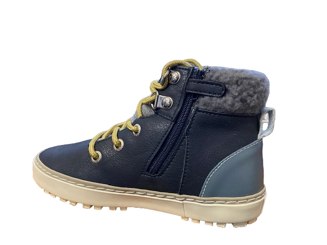 Gioseppo scarponcino junior con cerniera laterale 41759 Blu cerniera