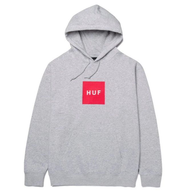 HUF felpa con cappuccio da uomo Essentials Box PF00465 grigio