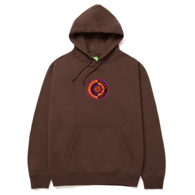 HUF felpa con cappuccio da uomo Sun God Pullover PF00525 marrone