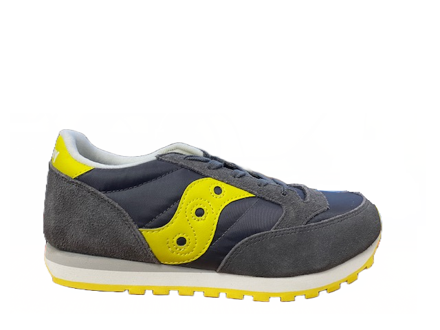Saucony Originals scarpa sneakers da bambino Jazz SY59145 grigio giallo