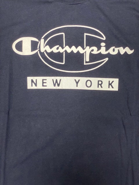 Champion Long Sleeve Crewneck T-shirt 216607 CHA BS501 NNY navy