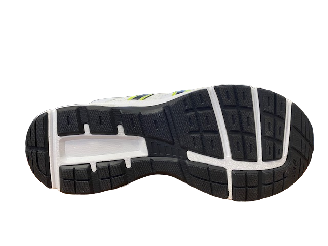 Asics scarpa da corsa da ragazzo Gel Galaxy 8 C520N 0107 bianco giallo nero