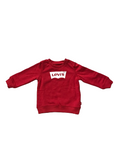 Levi's Kids Felpa Girocollo da infant Batwing 6E9079-R1R rosso bianco