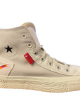 Converse Chuck Taylor Alt Star Tear Away sneakers alta A00794C Light Bone/Bianco vintage