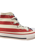 Converse Youth All Star HI 3J254 stars & bars sneakers alta con bandiera