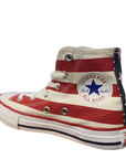 Converse Youth All Star HI 3J254 stars & bars sneakers alta con bandiera