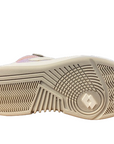 Lotto scarpa da ginnastica alta da ragazza Rocket AMF III Mid Glitter CL S 218170 9DX metal silver-white-pale mauve