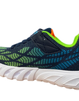 Skechers Scarpa da ginnastica da ragazzo con luci Lights Flex Glow Elite Vorlo 400137L/NVMT blu