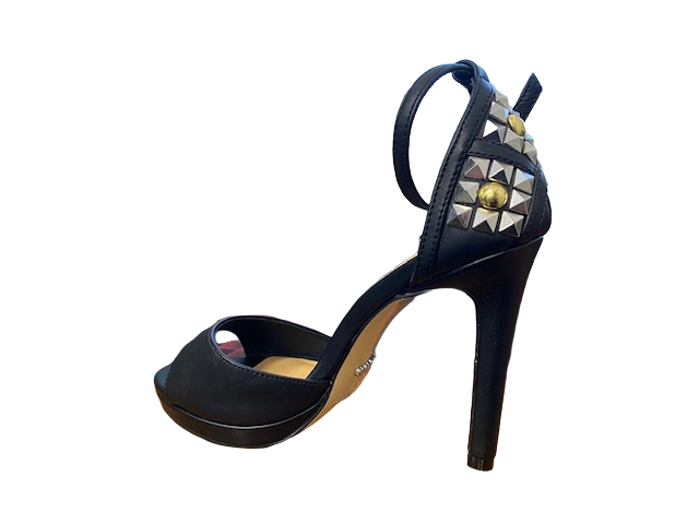 Gaudì scarpa con tacco e borchie al tallone da donna V83-65602 nero