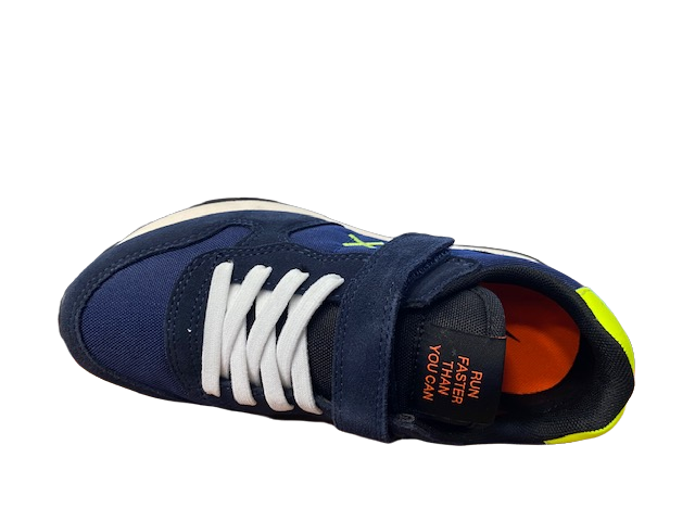 Sun68 sneakers da bambino Tom Fluo Z42302K 07 navy blue