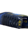Sun68 sneakers da uomo Jaki Bicolor Z42114 7407 dark military-navy blue