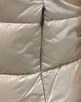 Gaudi Piumino sintetico con cappuccio e ecopelliccia 121BD35006 125001-02 beige