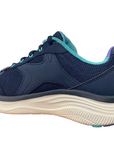 Skechers scarpa da passeggio da donna D'Lux Fitness Perfect Timing Relaxed Fit 149836/NVMT blu