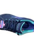 Skechers scarpa da passeggio da donna D'Lux Fitness Perfect Timing Relaxed Fit 149836/NVMT blu