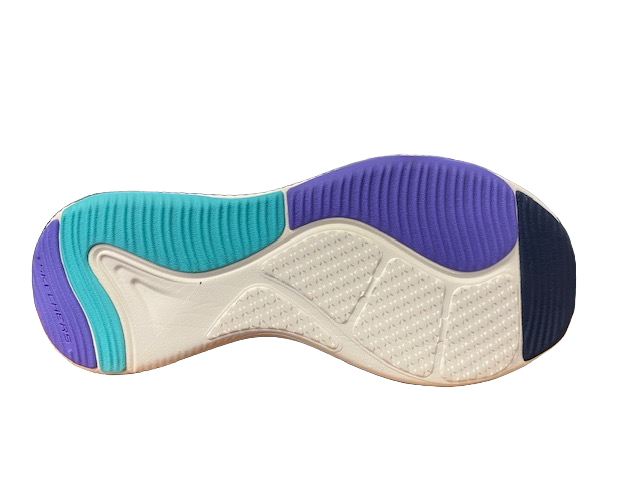 Skechers scarpa da passeggio da donna D&#39;Lux Fitness Perfect Timing Relaxed Fit 149836/NVMT blu