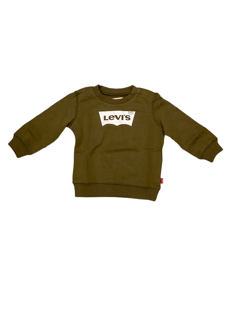 Levi&#39;s Kids felpa da neonato con logo classico 6E9079 E1F green