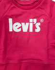 Levi's Kids Felpa girocollo leggera da ragazza Poster Logo 4EF955 A5F raspberry sorbet