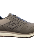 Lotto sneakers da uomo Trainer AMF XX Suede 218098 9F4 grigio-marrone