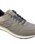 Lotto sneakers da uomo Trainer AMF XX Suede 218098 9F4 grigio-marrone