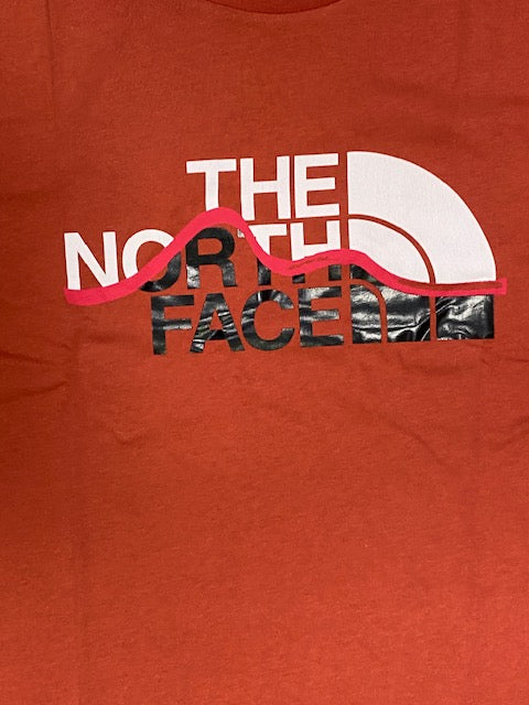 The North Face maglietta manica corta Mount Line NF00A3G2UBR1 rosso mattone