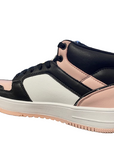 Champion Scarpa sneakers alta da donna Rebound 2.0 Mid S11471 KK001 nero bianco rosa