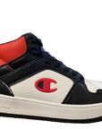 Champion Scarpa alta da uomo Rebound 2.0 Mid S21907 KK003 nero-bianco-rosso