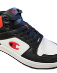 Champion Scarpa alta da uomo Rebound 2.0 Mid S21907 KK003 nero-bianco-rosso