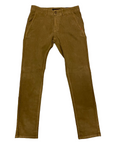 Trez Pantalone elasticizzato da uomo in velluto a coste piccole Prot-Cord T M45732 307 light brown