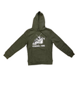 C1RCA Felpa con cappuccio Criminal Hood MHO154 military green