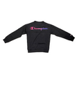 Champion Felpa girocollo da ragazza con stampa colorata 404514 KK001 nero