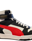 Puma scarpa Sneakers Alta da uomo RBD Game 385839 05 bianco-rosso-nero