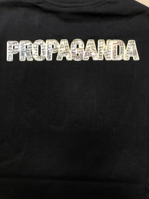 Propaganda T-shirt Diamonds 073 01 black