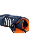 Lotto sneakers alta da ragazzo con laccio elastico e velcro Rocket AMF Mid CL S 218154 6Y3 ocean blue-dark blue