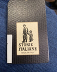 Storie Italiane Maglia da uomo a Lupetto MS/50 blu