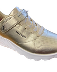 Skechers Sneakers da ragazza Uno Lite Chrome Steps 310453L/GLD oro