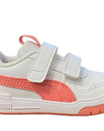 Puma sneakers da bambino con strappi Multiflex SL V Infant 380741 12 white-carnation pink