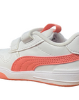 Puma sneakers da bambino con strappi Multiflex SL V Infant 380741 12 white-carnation pink