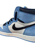 Nike sneakers alta da uomo Air Jordan 1 Retro High OG 555088 134 bianco blu nero