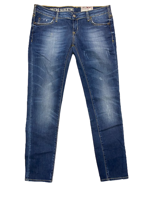 Zu Element pantalone Jeans da donna Z170108065669J Q001 8 blu slavato