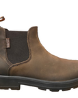 Shooters Stivaletto in pelle da uomo Tronchetto con elastico resistente all'acqua S3634 06 dark brown-brown