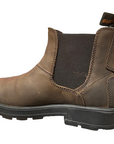 Shooters Stivaletto in pelle da uomo Tronchetto con elastico resistente all'acqua S3634 06 dark brown-brown