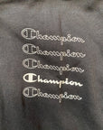 Champion Tuta W Full Zip con cappuccio 115069 KK001 NBK black