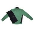 Champion tuta sportiva da uomo in cotone leggero 218678 GS108 FOLI/NBK verde-blue marino