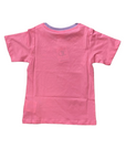 Champion T-shirt manica corta da ragazza Legacy C-Color Logo 404670 PS074 rosa