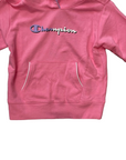 Champion felpa con cappuccio da ragazza Legacy C-Color Powerblend 404664 PS074 rosa