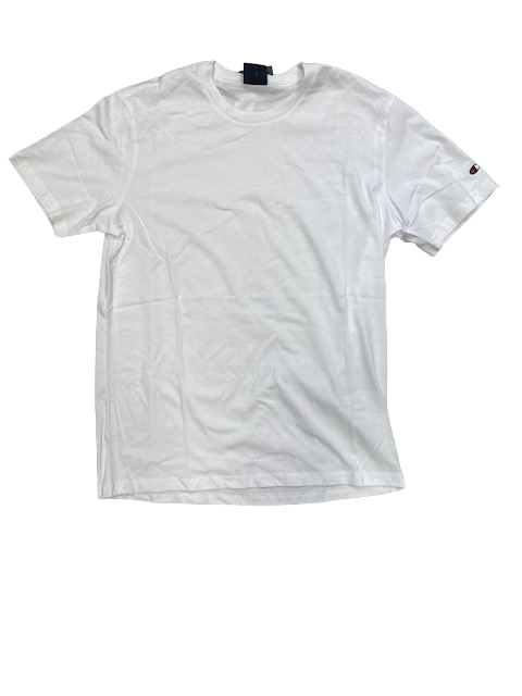 Champion 2 T-shirt da uomo manica corca Legacy American C-Logo 218543 WW001 WHT/NNY bianco-blue marino