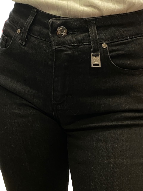 CafèNoir Pantalone jeans Denim Audrey Slim C7JJ3060 N021 black