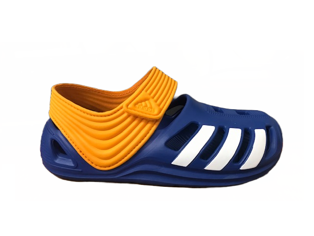 Adidas sandalo da bimbo Zsandal C S78573 blu-bianco-arancio