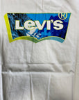 Levi's T-shirt manica corta Landscape Batwing Fill 8EH317-W1T white